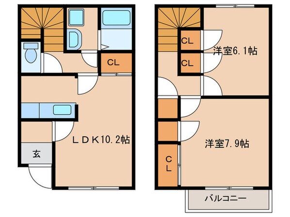 ブランシェ青木の物件間取画像